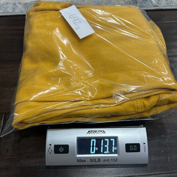 Dots Womens Mustard Yellow Stretch Skinny Jeans Size 11/12 Slim Comfort - Picture 9 of 9